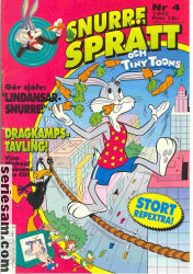 Snurre Sprätt och Tiny Toons 1992 nr 4 omslag serier