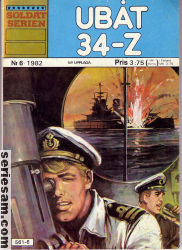Soldatserien 1982 nr 6 omslag serier