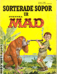 Sorterade sopor ur svenska MAD 1968 nr 1 omslag serier Sorterade sopor ur svenska MAD 1968 nr 1 omslag serier