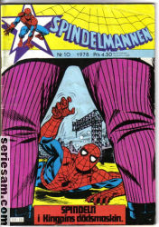 Spindelmannen 1978 nr 10 omslag serier