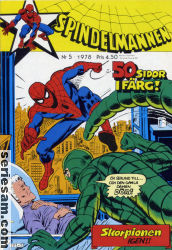 Spindelmannen 1978 nr 5 omslag serier