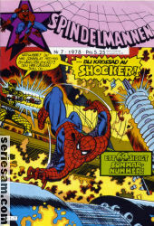 Spindelmannen 1978 nr 7 omslag serier