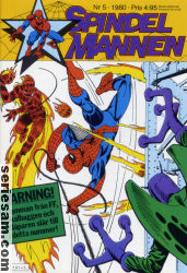 Spindelmannen 1980 nr 5 omslag serier