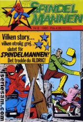 Spindelmannen 1980 nr 8 omslag serier Spindelmannen 1980 nr 8 omslag serier
