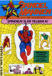 Spindelmannen 1980 nr 9 omslag serier Spindelmannen 1980 nr 9 omslag serier
