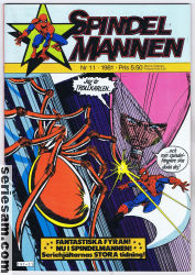 Spindelmannen 1981 nr 11 omslag serier Spindelmannen 1981 nr 11 omslag serier