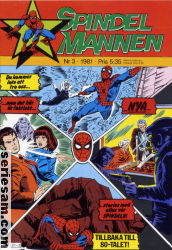 Spindelmannen 1981 nr 3 omslag serier