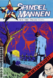 Spindelmannen 1981 nr 4 omslag serier Spindelmannen 1981 nr 4 omslag serier