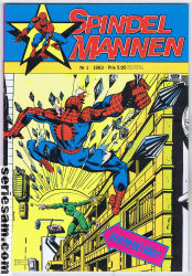 Spindelmannen 1983 nr 1 omslag serier Spindelmannen 1983 nr 1 omslag serier