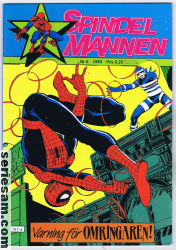 Spindelmannen 1983 nr 6 omslag serier