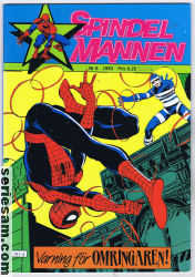 Spindelmannen 1983 nr 6 omslag serier Spindelmannen 1983 nr 6 omslag serier