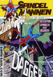 Spindelmannen 1983 nr 9 omslag serier Spindelmannen 1983 nr 9 omslag serier