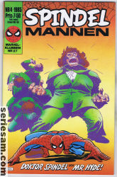 Spindelmannen 1985 nr 4 omslag serier Spindelmannen 1985 nr 4 omslag serier
