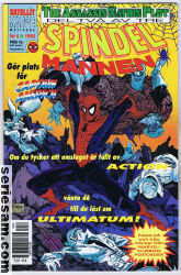 Spindelmannen 1992 nr 4 omslag serier Spindelmannen 1992 nr 4 omslag serier