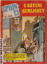 Spion 13 1964 nr 2 omslag serier Spion 13 1964 nr 2 omslag serier