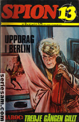 Spion 13 1971 nr 9 omslag serier