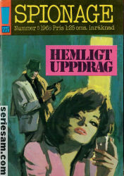 Spionage 1968 nr 5 omslag serier