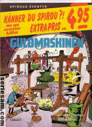 Spirous äventyr Guldmaskinen 1975 omslag serier