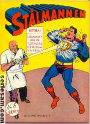 Stålmannen 1950 nr 8 omslag serier Stålmannen 1950 nr 8 omslag serier
