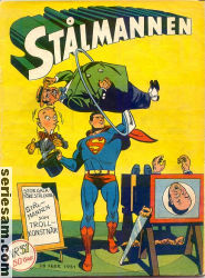 Stålmannen 1951 nr 31 omslag serier Stålmannen 1951 nr 31 omslag serier