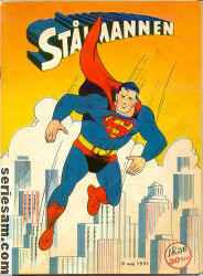 Stålmannen 1951 nr 36 omslag serier Stålmannen 1951 nr 36 omslag serier