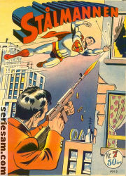 Stålmannen 1952 nr 7 omslag serier