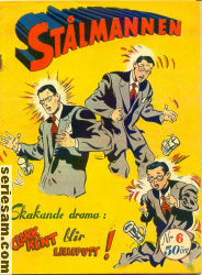Stålmannen 1953 nr 6 omslag serier