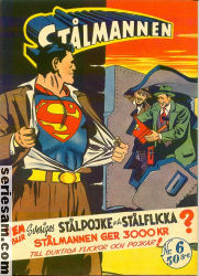 Stålmannen 1955 nr 6 omslag serier Stålmannen 1955 nr 6 omslag serier