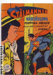 Stålmannen 1956 nr 10 omslag serier Stålmannen 1956 nr 10 omslag serier