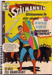 Stålmannen 1966 nr 1 omslag serier Stålmannen 1966 nr 1 omslag serier