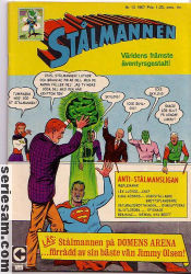 Stålmannen 1967 nr 13 omslag serier Stålmannen 1967 nr 13 omslag serier