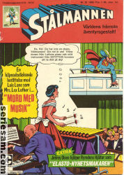 Stålmannen 1968 nr 25 omslag serier Stålmannen 1968 nr 25 omslag serier