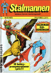 Stålmannen 1973 nr 12 omslag serier