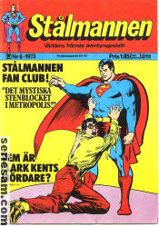 Stålmannen 1973 nr 6 omslag serier