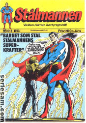 Stålmannen 1973 nr 8 omslag serier Stålmannen 1973 nr 8 omslag serier
