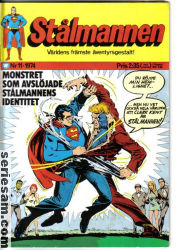 Stålmannen 1974 nr 11 omslag serier Stålmannen 1974 nr 11 omslag serier