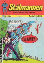 Stålmannen 1974 nr 2 omslag serier Stålmannen 1974 nr 2 omslag serier