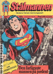 Stålmannen 1974 nr 5 omslag serier Stålmannen 1974 nr 5 omslag serier