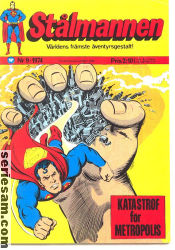 Stålmannen 1974 nr 9 omslag serier Stålmannen 1974 nr 9 omslag serier