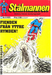 Stålmannen 1975 nr 6 omslag serier Stålmannen 1975 nr 6 omslag serier
