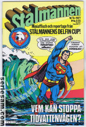 Stålmannen 1977 nr 15 omslag serier Stålmannen 1977 nr 15 omslag serier