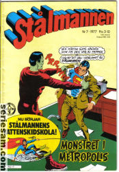 Stålmannen 1977 nr 7 omslag serier Stålmannen 1977 nr 7 omslag serier