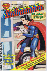 Stålmannen 1980 nr 1 omslag serier Stålmannen 1980 nr 1 omslag serier