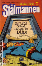 Stålmannen 1981 nr 10 omslag serier Stålmannen 1981 nr 10 omslag serier