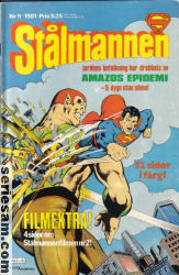 Stålmannen 1981 nr 9 omslag serier Stålmannen 1981 nr 9 omslag serier