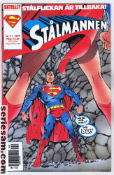 Stålmannen 1990 nr 2 omslag serier Stålmannen 1990 nr 2 omslag serier