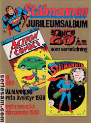 Stålmannen jubileumsalbum 1974 omslag serier