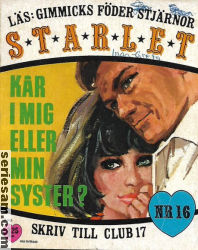 Starlet 1967 nr 16 omslag serier Starlet 1967 nr 16 omslag serier