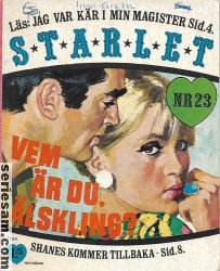 Starlet 1967 nr 23 omslag serier Starlet 1967 nr 23 omslag serier