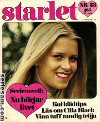 Starlet 1971 nr 33 omslag serier Starlet 1971 nr 33 omslag serier